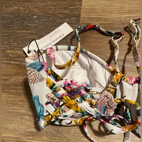 NWT CHRISTIAN LACROIX X SWIMNISTA BIKINI SET SIZE XS - Picture 3 of 7